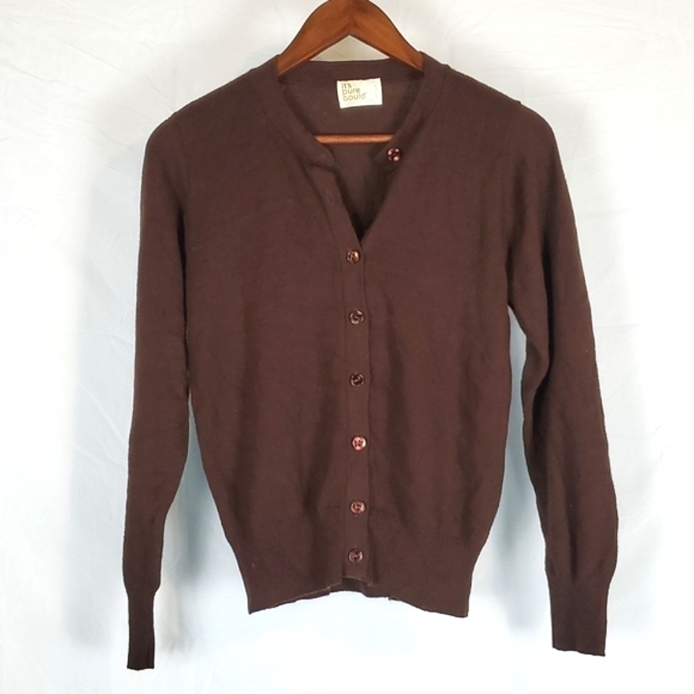 Vintage It's Pure Gould Cardigan